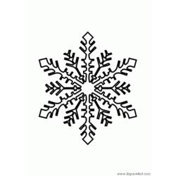 Disegno da colorare: Mandala con fiocchi di neve (Mandala) #117617 - Pagine da Colorare Stampabili Gratuite
