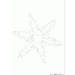 Disegno da colorare: Mandala con fiocchi di neve (Mandala) #117704 - Pagine da Colorare Stampabili Gratuite