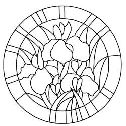 Disegno da colorare: Mandala di fiori (Mandala) #117031 - Pagine da Colorare Stampabili Gratuite