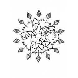 Disegno da colorare: Mandala di fiori (Mandala) #117055 - Pagine da Colorare Stampabili Gratuite