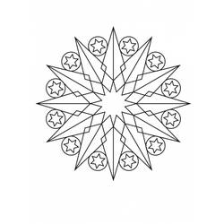 Disegno da colorare: Mandala di stelle (Mandala) #117951 - Pagine da Colorare Stampabili Gratuite