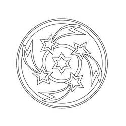 Disegno da colorare: Mandala di stelle (Mandala) #117966 - Pagine da Colorare Stampabili Gratuite