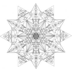 Disegno da colorare: Mandala di stelle (Mandala) #117982 - Pagine da Colorare Stampabili Gratuite