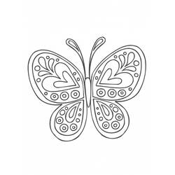 Disegno da colorare: Mandala farfalla (Mandala) #117381 - Pagine da Colorare Stampabili Gratuite