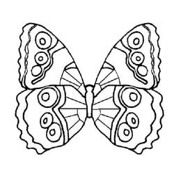 Disegno da colorare: Mandala farfalla (Mandala) #117420 - Pagine da Colorare Stampabili Gratuite