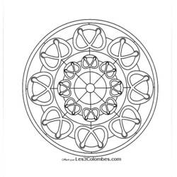Disegno da colorare: Mandala per bambini (Mandala) #124108 - Pagine da Colorare Stampabili Gratuite