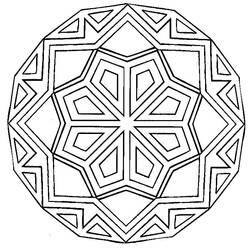 Disegno da colorare: Mandala per bambini (Mandala) #124112 - Pagine da Colorare Stampabili Gratuite