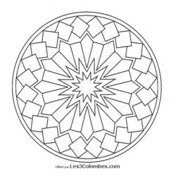 Disegno da colorare: Mandala per bambini (Mandala) #124118 - Pagine da Colorare Stampabili Gratuite