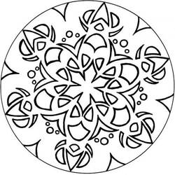 Disegno da colorare: Mandala per bambini (Mandala) #124125 - Pagine da Colorare Stampabili Gratuite