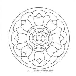 Disegno da colorare: Mandala per bambini (Mandala) #124127 - Pagine da Colorare Stampabili Gratuite