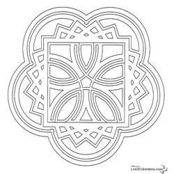 Disegno da colorare: Mandala per bambini (Mandala) #124131 - Pagine da Colorare Stampabili Gratuite