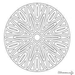 Disegno da colorare: Mandala per bambini (Mandala) #124134 - Pagine da Colorare Stampabili Gratuite