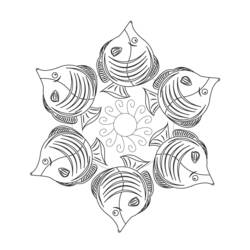 Disegno da colorare: Mandala per bambini (Mandala) #124135 - Pagine da Colorare Stampabili Gratuite