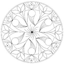 Disegno da colorare: Mandala per bambini (Mandala) #124145 - Pagine da Colorare Stampabili Gratuite