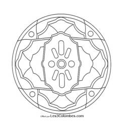 Disegno da colorare: Mandala per bambini (Mandala) #124148 - Pagine da Colorare Stampabili Gratuite