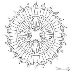 Disegno da colorare: Mandala per bambini (Mandala) #124156 - Pagine da Colorare Stampabili Gratuite
