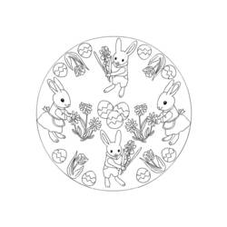 Disegno da colorare: Mandala per bambini (Mandala) #124160 - Pagine da Colorare Stampabili Gratuite