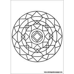 Disegno da colorare: Mandala per bambini (Mandala) #124194 - Pagine da Colorare Stampabili Gratuite