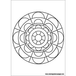 Disegno da colorare: Mandala per bambini (Mandala) #124218 - Pagine da Colorare Stampabili Gratuite