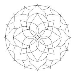 Disegno da colorare: Mandala per bambini (Mandala) #124220 - Pagine da Colorare Stampabili Gratuite