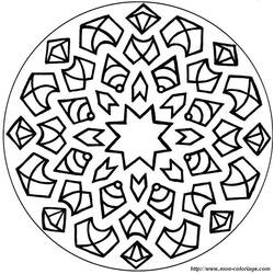 Disegno da colorare: Mandala per bambini (Mandala) #124248 - Pagine da Colorare Stampabili Gratuite