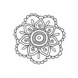 Disegno da colorare: Mandala per bambini (Mandala) #124283 - Pagine da Colorare Stampabili Gratuite