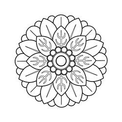 Disegno da colorare: Mandala per bambini (Mandala) #124287 - Pagine da Colorare Stampabili Gratuite