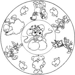 Disegno da colorare: Mandala per bambini (Mandala) #124306 - Pagine da Colorare Stampabili Gratuite