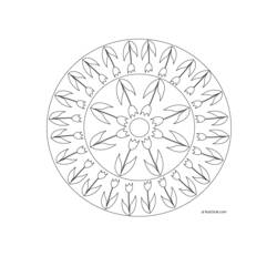 Disegno da colorare: Mandala per bambini (Mandala) #124373 - Pagine da Colorare Stampabili Gratuite