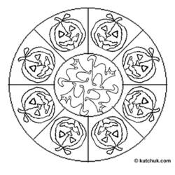 Disegno da colorare: Mandala per bambini (Mandala) #124377 - Pagine da Colorare Stampabili Gratuite