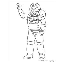 Disegno da colorare: Astronauta (Mestieri e Professioni) #87717 - Pagine da Colorare Stampabili Gratuite