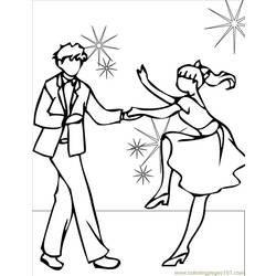 Disegno da colorare: Ballerino / Ballerino (Mestieri e Professioni) #92124 - Pagine da Colorare Stampabili Gratuite
