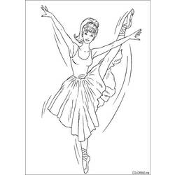 Disegno da colorare: Ballerino / Ballerino (Mestieri e Professioni) #92152 - Pagine da Colorare Stampabili Gratuite