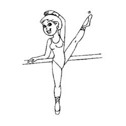 Disegno da colorare: Ballerino / Ballerino (Mestieri e Professioni) #92160 - Pagine da Colorare Stampabili Gratuite