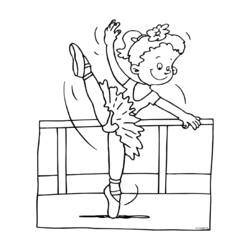 Disegno da colorare: Ballerino / Ballerino (Mestieri e Professioni) #92178 - Pagine da Colorare Stampabili Gratuite