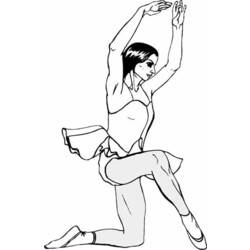 Disegno da colorare: Ballerino / Ballerino (Mestieri e Professioni) #92202 - Pagine da Colorare Stampabili Gratuite