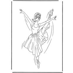 Disegno da colorare: Ballerino / Ballerino (Mestieri e Professioni) #92227 - Pagine da Colorare Stampabili Gratuite
