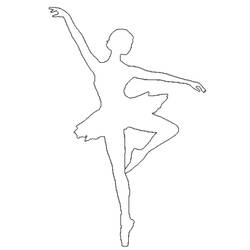Disegno da colorare: Ballerino / Ballerino (Mestieri e Professioni) #92281 - Pagine da Colorare Stampabili Gratuite