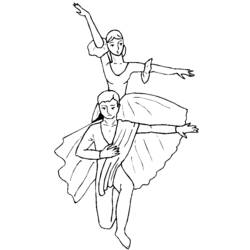 Disegno da colorare: Ballerino / Ballerino (Mestieri e Professioni) #92293 - Pagine da Colorare Stampabili Gratuite