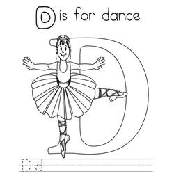 Disegno da colorare: Ballerino / Ballerino (Mestieri e Professioni) #92315 - Pagine da Colorare Stampabili Gratuite
