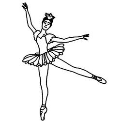Disegno da colorare: Ballerino / Ballerino (Mestieri e Professioni) #92360 - Pagine da Colorare Stampabili Gratuite