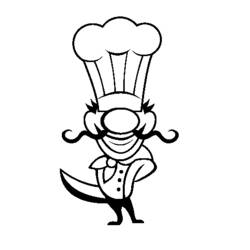 Disegno da colorare: Cuoco / Cuoco (Mestieri e Professioni) #91793 - Pagine da Colorare Stampabili Gratuite