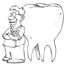 Disegno da colorare: Dentista (Mestieri e Professioni) #92837 - Pagine da Colorare Stampabili Gratuite