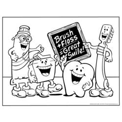 Disegno da colorare: Dentista (Mestieri e Professioni) #92842 - Pagine da Colorare Stampabili Gratuite