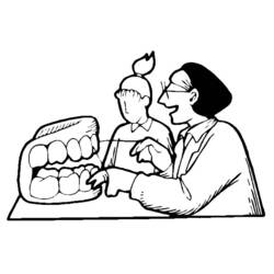 Disegno da colorare: Dentista (Mestieri e Professioni) #92867 - Pagine da Colorare Stampabili Gratuite
