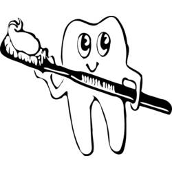 Disegno da colorare: Dentista (Mestieri e Professioni) #93145 - Pagine da Colorare Stampabili Gratuite