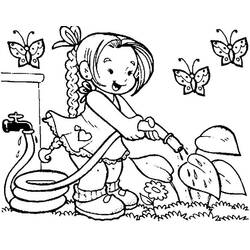 Disegno da colorare: Giardiniere (Mestieri e Professioni) #98846 - Pagine da Colorare Stampabili Gratuite