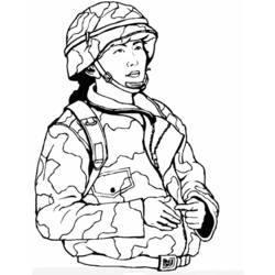 Disegno da colorare: Militare (Mestieri e Professioni) #102118 - Pagine da Colorare Stampabili Gratuite