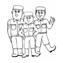Disegno da colorare: Militare (Mestieri e Professioni) #102206 - Pagine da Colorare Stampabili Gratuite