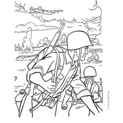 Disegno da colorare: Militare (Mestieri e Professioni) #102238 - Pagine da Colorare Stampabili Gratuite